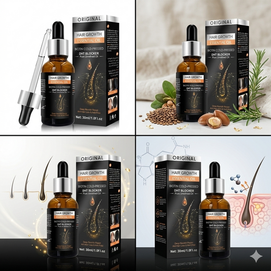 Kishiva Hair Growth Essential Oil – Biotin & DHT Blocker